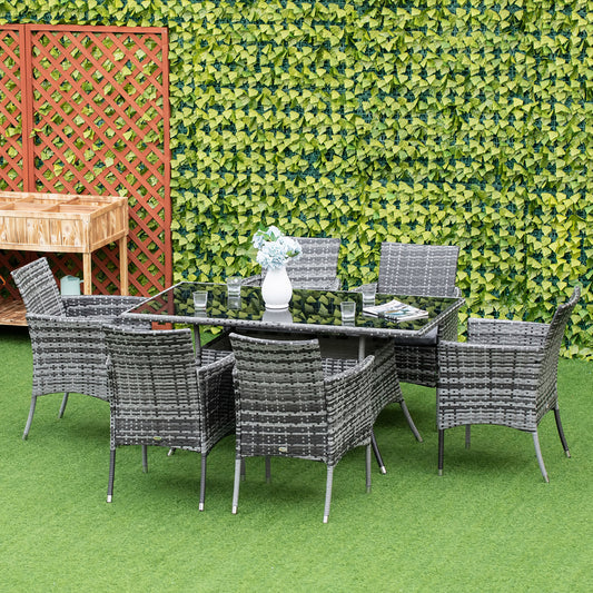 Garden Dining Set with Cushions - Gallery Canada