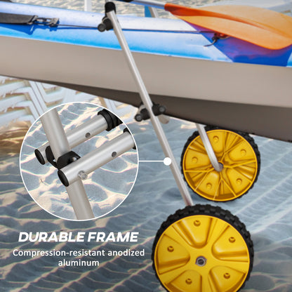 Alumnium Kayak Cart Dolly, Kayak Wheels with Adjustable Height and Width, for Kayaks, Canoes, Paddleboards at Gallery Canada