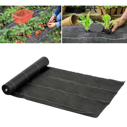 3ftx300ft Landscape Fabric, 4.6OZ Gardener Premium Weed Barrier Durable &; Heavy-Duty Weed Block Gardening Mat, Easy Setup &; Superior Weed Control Convenient Design - Gallery Canada