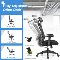 Thumbnail for High Back Mesh Executive Chair with Adjustable Lumbar Support