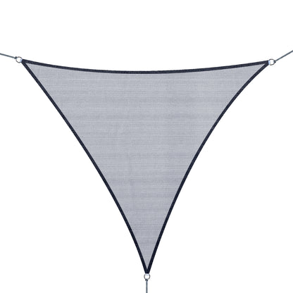 Triangle 10' Canopy Sun Sail Shade Garden Cover UV Protector Outdoor Patio Lawn Shelter with Carrying Bag Grey at Gallery Canada