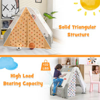 Thumbnail for Kid's Triangle Climber with Tent Cover and with Climbing Wall