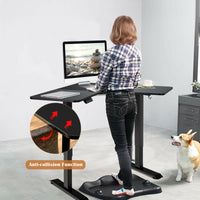 Thumbnail for L-shaped Electric Standing Desk with 4 Memory Positions and LCD Display