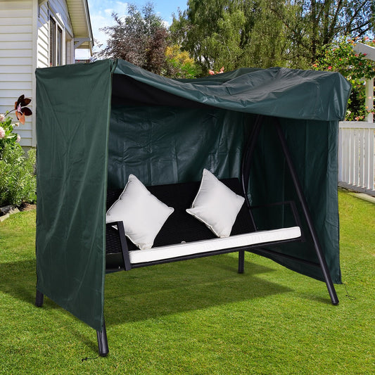 Large Patio Swing Chair Cover Outdoor Garden Furniture Protector Wind UV Water Green - Gallery Canada