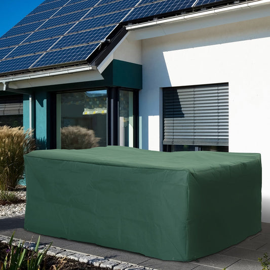 Outdoor Furniture Cover 81" x 57" Waterproof Garden Patio Rattan Wicker UV Rain Protector Oxford Dark Green - Gallery Canada